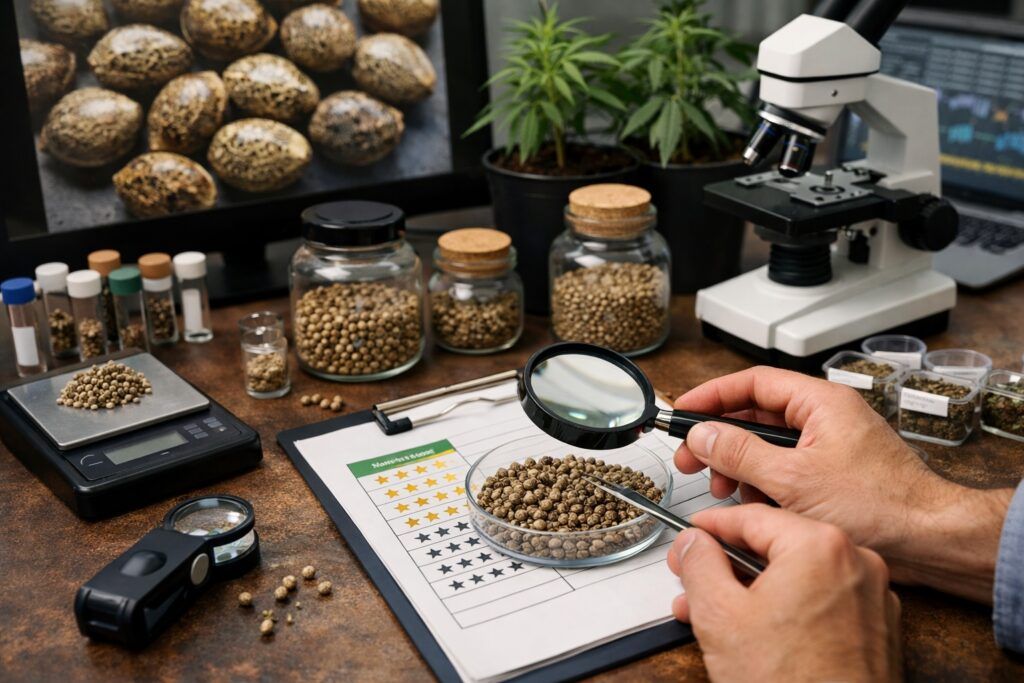 Jak oceniana jest jakość nasion marihuany