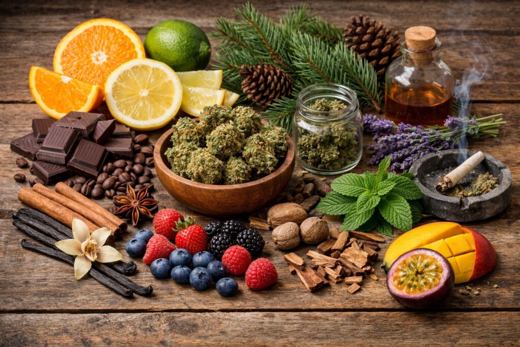 Najpopularniejsze profile terpenowe odmian marihuany